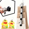 HUIKKJP 10 Pcs Stainless Steel Hanger Mono Clip Non Slip