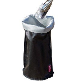 FIELDOOR Fire Extinguishing Bag, Charcoal Processing Bag, Large Capacity, Size M, Safely Treats Charcoal and Ashes After Use, Flame Retardant, Waterproof, Freestanding, Deep, Outdoors, Camping,
