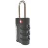 TSA Combination Padlock Black 222604