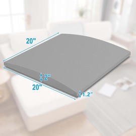 moonoom 20" x 20" Foam Cushion Couch Cushion Support - Living Room Sofa Sag Support - High-Density Sag Repair Replacement for Sofa Couch Loveseat Chair (2)