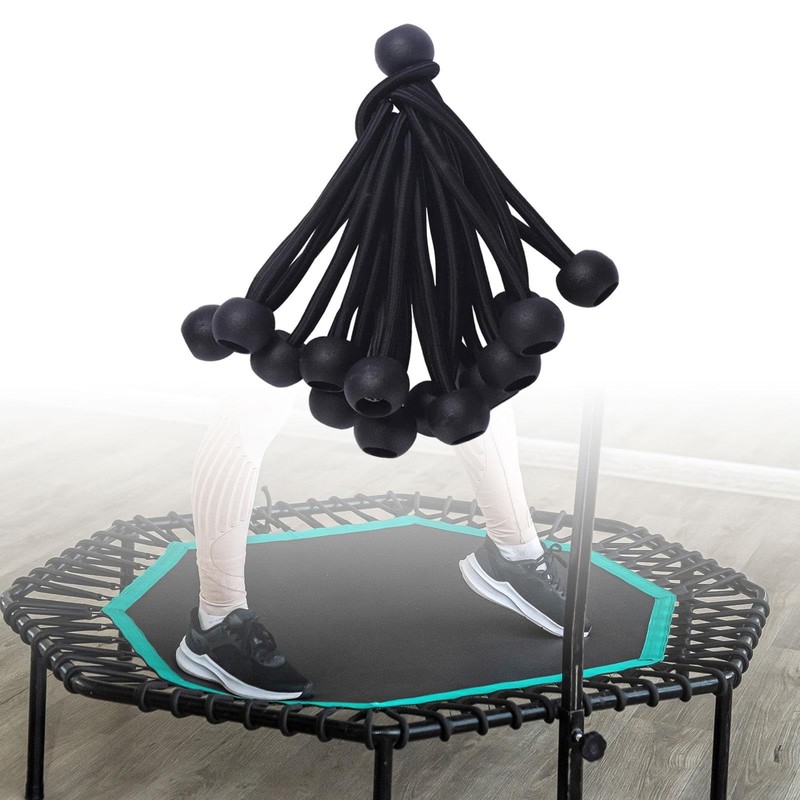 LOVIVER 36x Ball Bungee Cords Trampoline Elastic Ropes Elastic Fitness