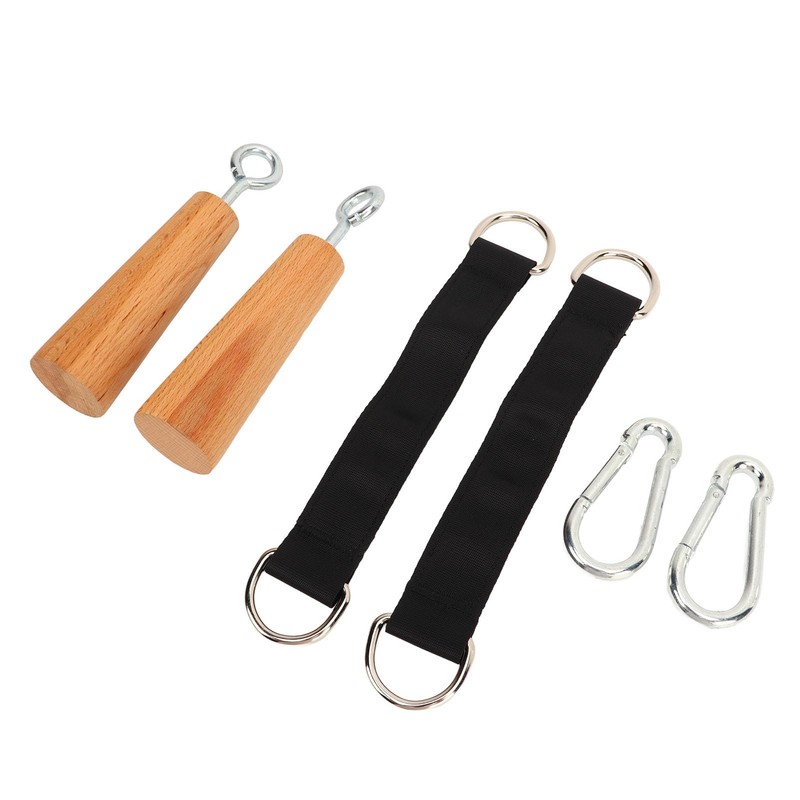 Wooden Pull Up Grips, Finger Strength Trainer Rock Climbing Holds