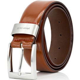 Pierre Cardin Men's Leather Belt, brown