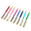 8PCS Crystal Ballpoint Pen Fashionable Colorful Bling Crystal Pens for