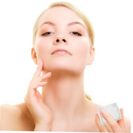 Vaguelly 20 Pcs Box Plastic Cream Jars Empty Lotion Containers for Travel for Storing Face Moisturizer Sunscreen Powders and Creams Leak and Portable Design