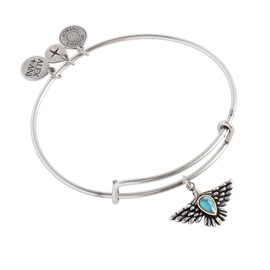 Alex and Ani Turquoise Eagle Charm Bangle