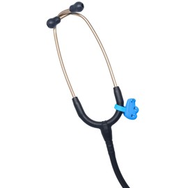 Stethoscope Charms Clip - Crocodile Smile Blue - Medical Gift