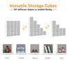 AWTATOS Cube Storage Organizer, 16 Cube Closet Organizer, Stackable Storage