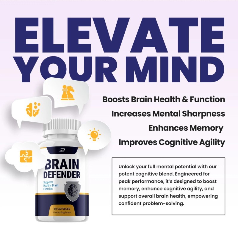 Brain Defender (2 Pack) Brain Defender Supplement Capsules – BrainDefender