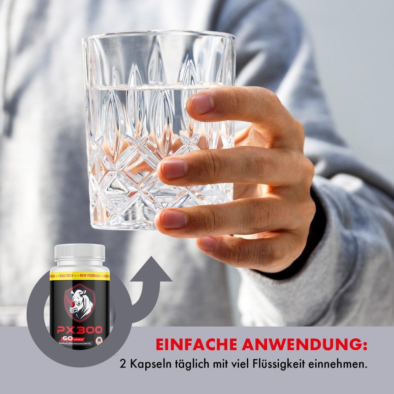 PX300 Strong Caps | Support Daily Use | 60 Capsules