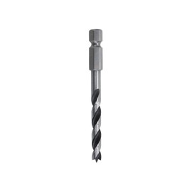 wolfcraft Wood Drill Bit Hexagonal Shank Diameter 6 mm I 7264000 I For Drilling in Softwood