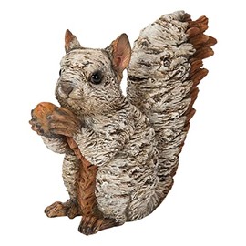 Vivid Arts - Silver Birch Baby Squirrel Garden Decoration SB-RSQS-F, H: 12.4 cm