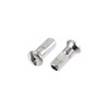 X AUTOHAUX 40pcs Bicycle Carbon Steel Spoke 12G 160mm Length