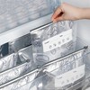Bolsas Reutilizables de Aluminio con Cremallera,Base Ancha y Etiqueta –