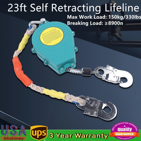 Unbranded Self Retracting Lifeline Fall Arrester Fall Protection Alloy steel