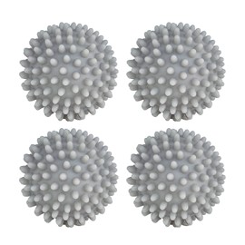 Dryer Balls 4 Pack - Non-Toxic Reusable Dryer Balls (Gray)