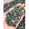 GAF TREASURES Wholesale Natural Semi Tumbled Ruby Zoisite Gemstone Chips,