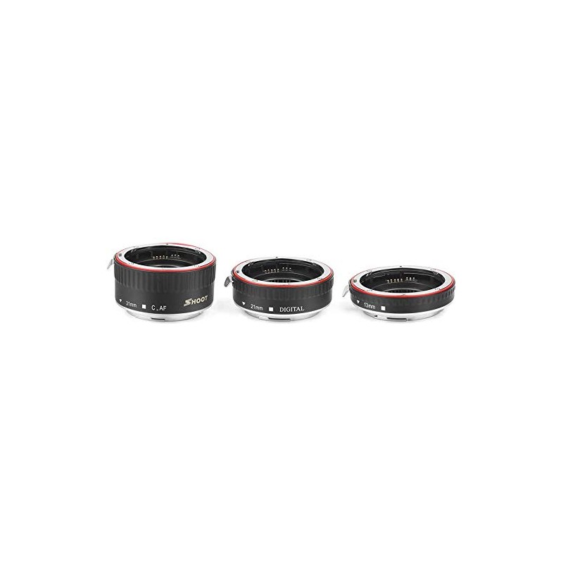 SHOOT XT-364 Auto Focus AF Macro Extension Ring Kit Compatible