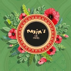 Maxim's de Paris, Small Black Tin of 16 Dark Chocolate Lace 'Crêpes' (Cookies), Individually Wrapped, Imported, 2.8 oz