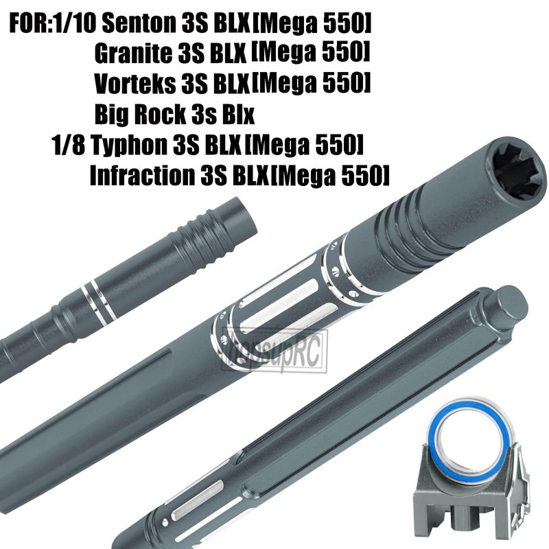 hopsupRC RC Upgrades Part for 1/10 Big Rock 3s Blx.Senton/Granite