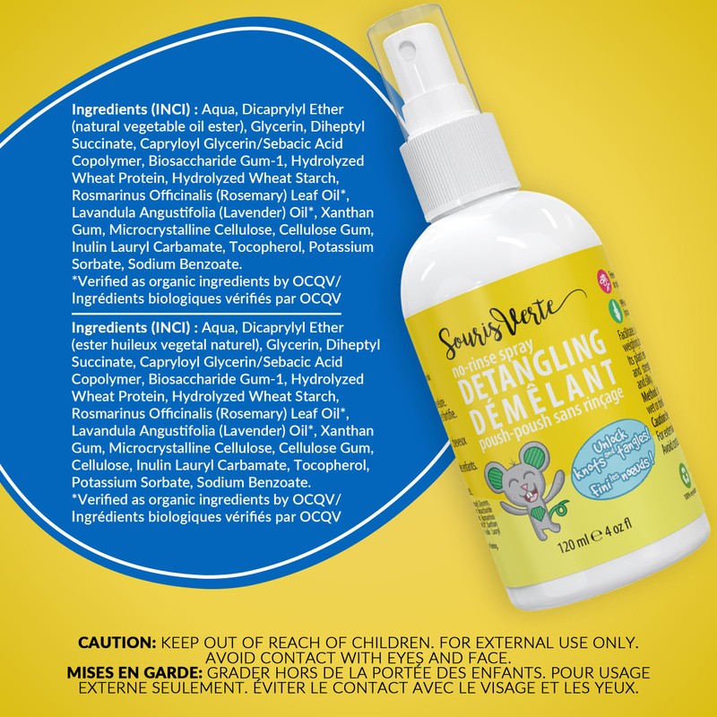 Souris Verte Detangling no-rinse spray120 ml