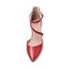DREAM PAIRS Women's Closed Pointed Toe Low Chunky Heels Pumps