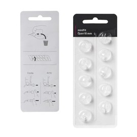 KH HAIKE Hearing Aid Domes for Oticon Replacements,Oticon Minifit Open Vent Bass Domes (10 mm/2 Pack,Universal Domes for Oticon Hearing Aid Supplies.