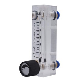 Shiwaki Oxygen Flow Meter, Air Flow Meter, Gas Flow Meter, Panel Type, Air Flow Meter, High Accuracy - 0.5-5L