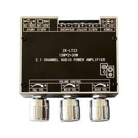 2.1 Channel Audio Amplifier Module Bluetooth Stepless Tuning 10 Sounds Audio Amplifier Board Panel