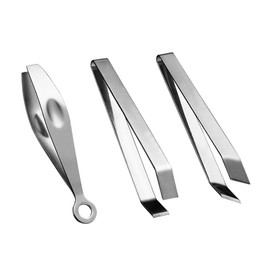 Housoutil 3pcs Tweezers Set Poultry Hair Fish Bone Pig Hair Removers Tweezers for Safe Cooking