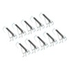 10pcs Stainless Steel Crab Grabber Rustproof Seafood Grabber with Spring