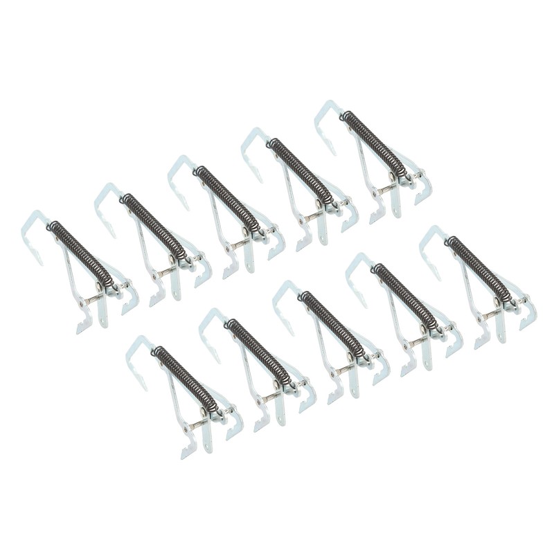 10pcs Stainless Steel Crab Grabber Rustproof Seafood Grabber with Spring