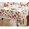 Newbridge Autumn Essentials Fall Foliage Bordered Fabric Thanksgiving Tablecloth, Changing