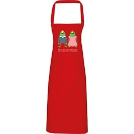 Hippowarehouse You Are my Prince green frogs Mr and Mrs couple wedding gift partner Apron kitchen cooking painting DIY onesize adult