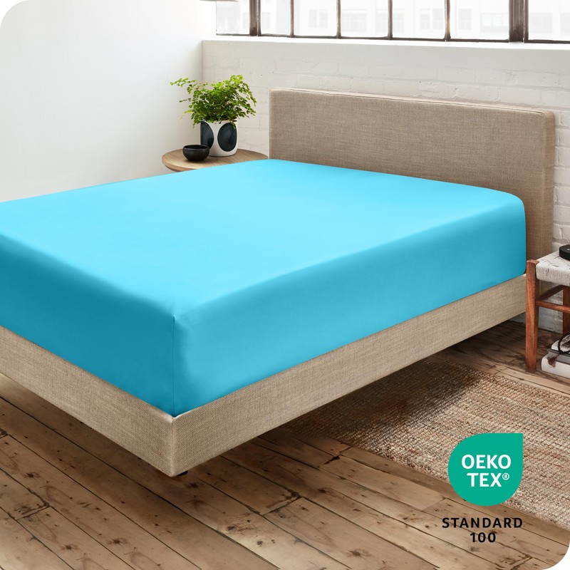 Bare Home Fitted Bottom Sheet Full - Premium 1800 Microfiber