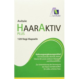 Avitale Haaraktiv Plus Vegi Kapseln, 120 Stück, 1er Pack (1 x 64 g)