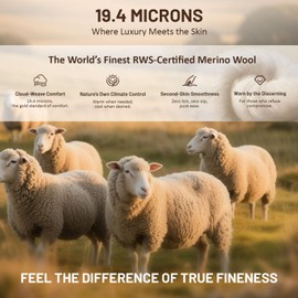 SPIRESNUG Merino Wool Hiking Socks for Men & Women - 19.42 Micron Ultra-Soft with Anti-Blister Technology | Temperature Regulating & Moisture Wicking (1 Pair)