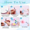 BOHUIZ 8Pcs Watercolor Brush Pens, Refillable Water Brush Pens