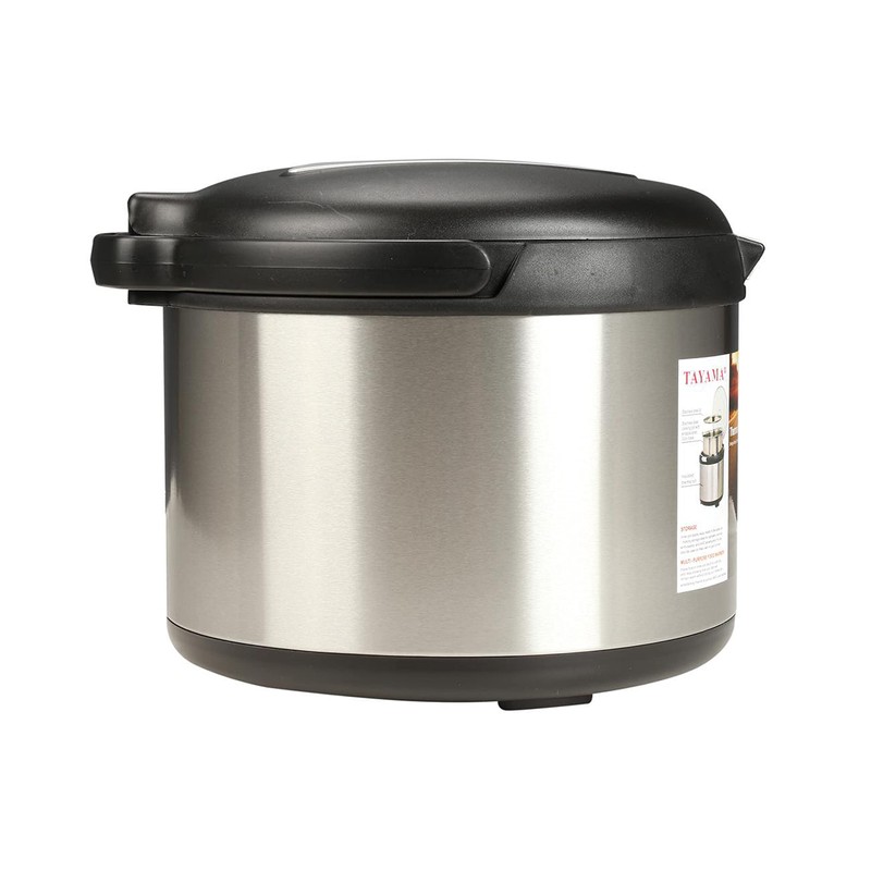 Tayama Stainless Steel Thermal Cooker,Black,5 Qt.