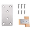 Iceyon 8pcs Mending Plates, Heavy Duty Flat Plate Bracket, Stainless