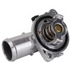 TRQ Thermostat with Housing Compatible with 2011-2021 Chrysler Dodge Jeep