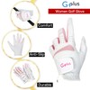 Durable Anti-Slip Ladies Golf Gloves, Left Hand 4 Pack, 2