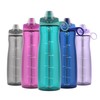 Pogo BPA-Free Tritan Plastic Water Bottle with Soft Straw, 40