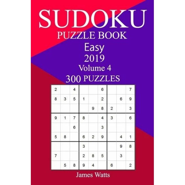 300 Easy Sudoku Puzzle Book 2019