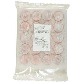 Strawberry flavor daifuku 0.7 oz (20 g) x 20 pieces. A bite size large lucky mochi with a rich strawberry flavor. You can enjoy the subtle sweetness and soft texture. Shelf Life: 24 hours