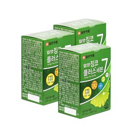 Blood Circulation Ginkgo Plus Ginkgo Leaf Extract Zinc Nutrient for Memory Improvement 3 Months Supply / 혈액순환 징코 플러스 은행잎 추출물 아연 영양제 기억력 개선 3개월분