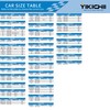 YIKICHII Car Cover, Waterproof Dustproof & Scratch Resistant All Weather