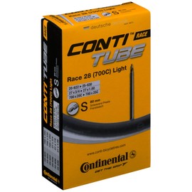 Continental Race 28 Light Road Bike Inner Tube 700c x 20-25 Presta - 80mm