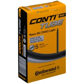 Continental Race 28 Light Road Bike Inner Tube 700c x 20-25 Presta - 80mm