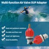 WOUMON SUP Pump Adapter, Inflatable Air Pump Adapter Set with